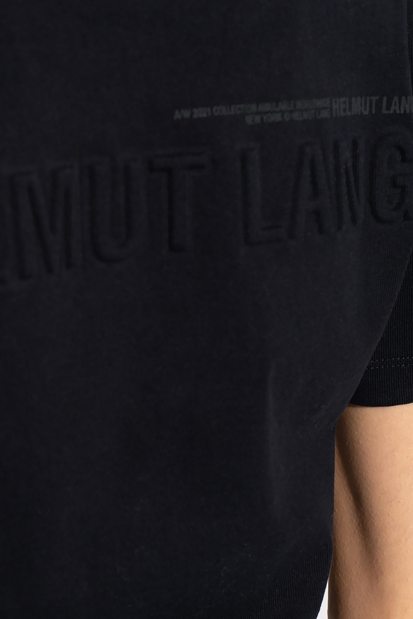 Black T-shirt with logo Helmut Lang - Vitkac Canada